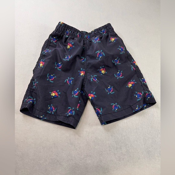 KAILUA SURF Swim Trunks Quick Dry Board Shorts with Mesh Turtle Print size 5-6 - Picture 1 of 7